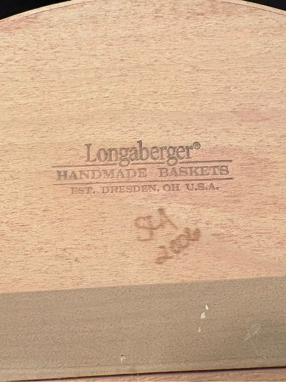 2006 Longaberger Horizon of Hope Basket Protector Fabric Drawstring with Handle - Picture 5 of 6